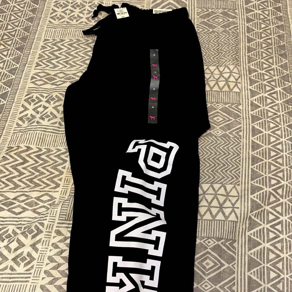 PINK Victoria Secret Black Sweatpants
